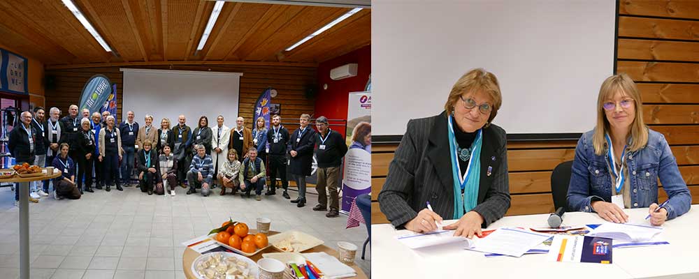 Signature convention avec le CDSA lors de l'AG de l'association