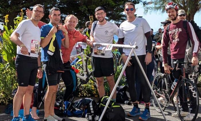 6 collaborateurs d'Infologic ont participé au triathlon de la Baule